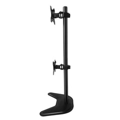 SYGA Monitor Stand Arm Desk Mount Fully Height Adjustable Bracket with C-Clamp & Gronment 180 Tilt Rotation Suitable for 13 to 30 Inch TV and Monitor Screen - Dual Horizontal Stand