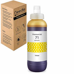Needle GI 71 Compatible Refill Ink | Made in India | (CMYK 4x1 KG with EazyFill Cap) for Canon Pixma G1020 G2020 G3020 G2060 G3060 G1737 G2770 G3770 G4770 G1730 G2730 G3730 Printers