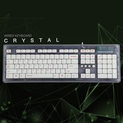 Arctic Fox Crystal Wired Keyboard (Grey)