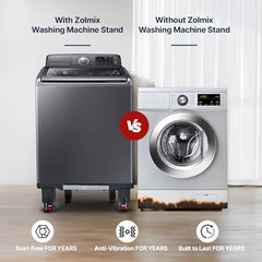 ZOLMIX Sturdy Premium Stainless Steel Washing Machine Stand for Top Load
