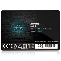 SP Silicon Power Ace A55 2TB 2.5 Inch SATA III SSD, 3D NAND with SLC Cache, Up to 500MB/s, Internal Solid State Drive for Desktop Laptop (SP002TBSS3A55S25)