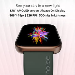 Noise Ultra 3 Luminary Smart Watch with India's 1st Ever Personalised Notification Alerts (Lumilert),1.96" AMOLED, Premium Metallic Dial,Send Upto 5 Emojis (Lumiping), Health Suite (Forest Green)