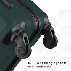 Safari Pentagon Pro 8 Wheels Set of 2, (Cabin + Medium) Trolley Bag, Hard Case Polypropylene, 360º Wheeling Luggage, Suitcase for Travel, Trolley Bags for Travel, Luxury Beige