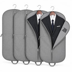 RAAHII 2 piece suit cover, Blazer cover, coat covers with zip for wardrobe storage of suit, jacket, garments, sweaters, saree, pant organizer (hanger not included)
