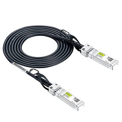 10Gtek 10G SFP+ to SFP+ DAC Cable, 2m(6.6 ft) Passive Direct Attach Copper Twinax Cable for Cisco SFP-H10GB-CU2M, Ubiquiti UniFi UC-DAC-SFP+, Meraki, Fortinet, D-Link and More