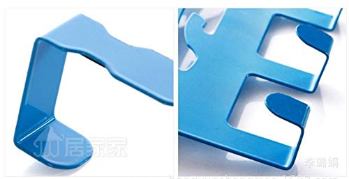 SYGA Creative Door Hook Sparrow Design Metal Cloth Hanger(Blue)