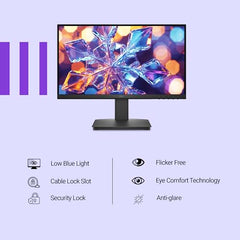Dell SE2226HX 22" FHD Monitor|100Hz Refresh|IPS Panel, 5ms GTG (Fast)|Contrast 1,000:1|16:9 Aspect|Tilt Adjust|250 cd/m2 Brightness|HDMI,VGA|Anti-Glare|3-Star Eye Comfort|3 Yrs Warranty|Flicker-Free