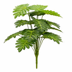GARDEN GYANI Artificial Areca Palm Plant with Black Pot – 145 cm Tall Faux Tropical Decorative Plant with 35 Leaves for Home, Office & Living Room Décor