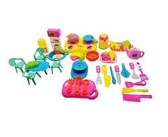 SYGA Little Chef Cookware Pretend Kitchen Play Set Toy with Accessories for Kids (50 Pcs)