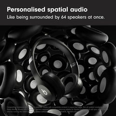 Beats Solo 4 – Wireless Bluetooth Over Ear Ultralight Headphones, Up to 50H of Battery Life, 10 min Fast Charge for 5H Battery, Mic w/Voice Assist, 3.5 mm, Apple & Android Compatible - Matte Black