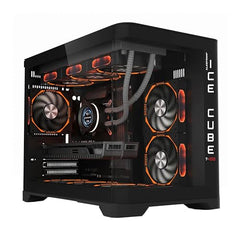 ALKETRON Icecube T100 - Gaming Desktop pc - AMD Ryzen 5(5500) with RTX3060(12GB) Dedicated Graphics; 32GB RAM; 1TB SSD (Ready to use DDR4 CPU Tower Box Piece - Professional Edition)