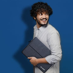 Craloft Laptop Sleeve Cover Bag for 16 Inch MacBook Pro – Slim, Water-Resistant & Protective Case – Perfect for Office & Travel Use (Grey_L25)