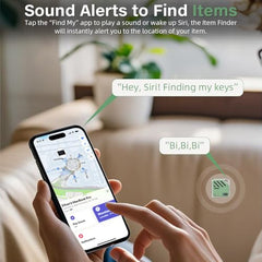 Verilux Air Item Finder Bluetooth Tracker Compatible with Find My, White