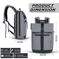 Storite Premium 15.6 Inch Laptop Backpack for Men & Women (Grey)
