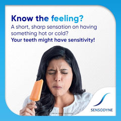 Sensodyne Toothpaste Rapid Relief | Fast Sensitivity Relief Tooth Paste Combo Pack - 160gm (80gm x 2) | Fresh Taste | Dentist Recommended