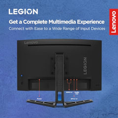 Lenovo Legion R27fc-30, 27 Inch (68.58cm), FHD 1920x1080, 240Hz, Black, 0.5ms, AMD FreeSync, NVIDIA G-Sync, 99% sRGB, Speaker, 2xHDMI, 1xDP, Tilt, Swivel, Pivot, Height Adjust Stand Gaming Monitor
