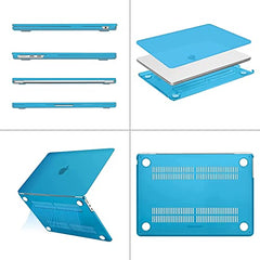 MOCA Case Compatible for New Apple MacBook Air 13 inch 2026 2025 2024 2022, M5 A3449 M4 A3240 M3 A3113 M2 A2681 Touch ID, Mac Air 13.6" Laptop Protective Plastic Hard Shell Cover (Crystal Clear)