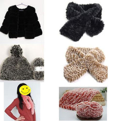 Crochet Soft Fluffy Fur Yarn Pink Chunky Polyester Plush Fur Eyelash