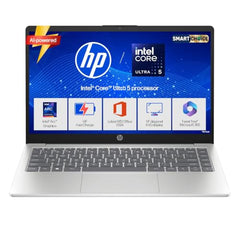 HP 15 Smartchoice, Intel Core Ultra 5 125H 12 TOPS, 24GB DDR5 (Upgradeable) 1TB SSD,Anti-Glare, FHD, 15''/39.6cm,Win11, M365*Office24, Silver, 1.65kg, FD1458TU, FHD Camera w/Shutter, Backlit AI Laptop