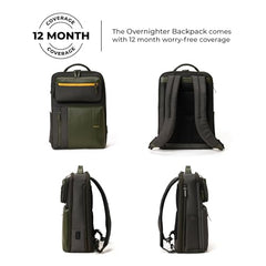 MOKOBARA Overnighter 23L Laptop Backpack 16 Inch Office Travel Green
