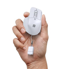 Portronics Toad Mino Rechargeable Bluetooth Mouse with Small Compact Size, Dual Wireless (Bluetooth + 2.4 GHz), Multi-Device Pair, Adjustable Sensitivity, for Laptop, PC, Tablet, Smartphone (Black)