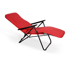 FURLAY Alloy Steel Recliner Chair Cloudy Apple Red