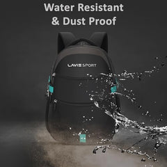 Lavie Sport 46Cm Triumph 29L Laptop Backpack With Rain Cover For Men & Women | Premium Backpack For Boys & Girls,Navy
