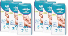Amazon Brand - Supples Premium Baby Diaper Pants | 84 Baby Diapers | XXL | 15-25 Kg | 42 x 3 Packs | 12 Hrs Absorption | Cushiony Cotton Soft Fabric | Phthalates-Free | Triple Leak Guard