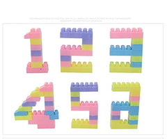 Syga 182 Pcs Toy Building Bricks Educational Game Blocks Kit for 3+ Childern (Transparent Bag)