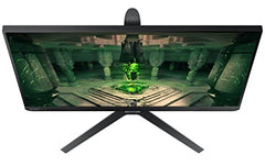 Samsung 27" (68.4cm) Odyssey G4 IPS Gaming Monitor|FHD 1920 x 1080|240Hz|1ms|400nits|SRGB 99%|Ports-HDMIx2,DP,Headphone|DP Cable|Height-Tilt-Pivot Adjustable Stand|Nvidia G-Sync|LS27BG400EWXXL|Black