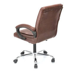 GOYALSON Ergonomic Revolving Office Home Swivel Desk Chair with Adjustable Height Smooth Moving (2, Black, Standard)