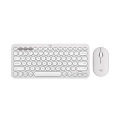 Logitech Pebble 2 Combo, Wireless Keyboard and Mouse, Quiet and Portable, Customisable, Logi Bolt, Bluetooth, Easy-Switch for Windows, macOS, iPadOS, Chrome -