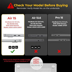 Meyaar Compatible with MacBook Neo Case 13 Inch A3404 with A18 Pro Chip 2026, Transparent Hard Shell Plastic Snap-On Protective Cover (Crystal Clear, for MacBook Neo 13” (A3404))