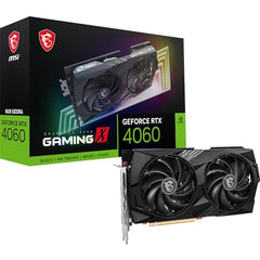 MSI GeForce RTX 4060 Ventus 2X Black 8G OC 8GB GDDR6 128-bit Gaming Graphic Card