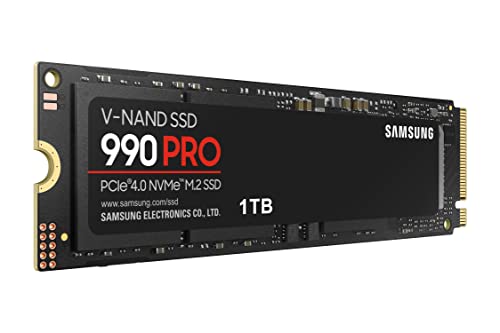 Samsung 990 PRO SSD 2TB PCIe 4.0 M.2 Internal SSD, Seq. Read Speeds Up to 7,450 MB/s for High End Computing, Gaming, Video Editing and Heavy Duty Workstations, MZ-V9P2T0BW