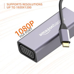 Amazon Basics 4-in-1 Hub Multiport Adapter, USB Hub with Aluminium Shell, 1 x USB 3.0 & 3 x USB 2.0 for PC, MacBook, Mac mini, iMac, Tablet, and Mobile Phones