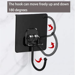 Shivstor 15 Pack Self Adhesive WallHook Heavy DutyHook for Hanging Without Drilling Transparent Nail Free StickyHook Strong Wall Hanger Set of 15 FlowerHook for Kitchen Bathroom Home Storage