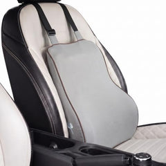 Grin Health Mini Back Support Cushion for Lumbar Support & Back Pain Relief, Backrest for Car Seat, Lower Back Cushion for Office Chair, Driving, Travel Backrest Pillow
