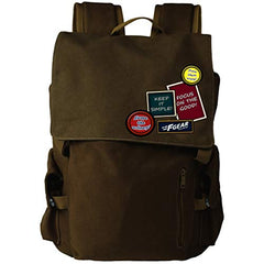 F Gear Milestone Casual 20L Laptop Backpack | Premium Canvas Fabric | 1 Compartment & 4 Pockets | Durable, Water-Resistant & Stylish Laptop Bag, For College, Office & Travel | Fits Upto 16 Inch Laptop