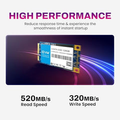 EVM 1TB mSATA Internal SSD | 3D NAND Storage | Up to 520MB/s Read 320MB/s Write | Laptop Ultrabook Upgrade | 5 Year Warranty (EVMMS/1TB)