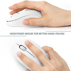 eplug it Wireless Mouse WM111, 2.4G Noiseless Mouse with USB Nano Receiver Portable Computer Mouse for PC, Laptop & Tablet | Green