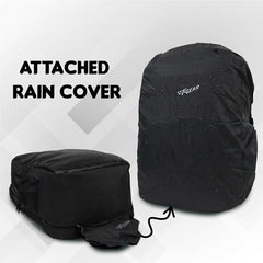F Gear Luxur V2 27L Office Laptop Backpack with raincover, USB Charging Port, Fits 17" Laptop Artificial Leather Water resistant lightweight Gifts for Men Women Adults, College/Over Nighter (Green)