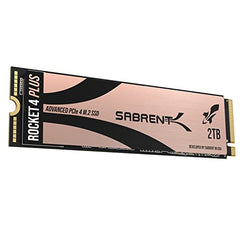 Sabrent 8TB Rocket 4 Plus NVMe 4.0 Gen4 PCIe M.2 Internal SSD Extreme Performance Solid State Drive R/W 7100/6600MB/s (SB-RKT4P-8TB)