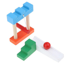 Syga Kids Educational Wooden Blocks Accessories Rainbow Stackable Train Educational Wooden Toys for 3+ Years Children