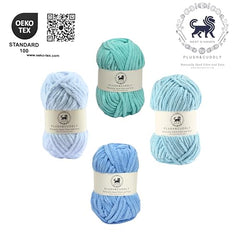 NESTNHAVEN , Plush & Cuddly Sets 2.0 , Chenille Yarn Supersoft Hand Knitting Wool Ball, set of 4 , 400 grams (1 Ball/100 Gram Each) Suitable for Craft, Babywear, Toys , Baby Blankets , 5 Bulky, Shades - NNHS 2.0 (Set 26 baby Pink , lilac , hot pink…