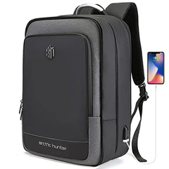 Arctic Hunter Travel Backpack 180° Opening Clothing Pocket 17-inch Laptop Compartment 41L Expandable Design 3 in 1 Convertable Bag Water-resistant Multiple Pockets USB Charging Port