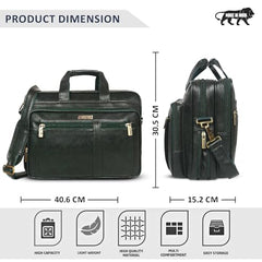 Zipline Laptop bags for men office use | Synthetic Leather laptop bag for Man women, 15.6" compatible Laptop, Macbook, Macbook Pro Messenger Bags for Men & Women (1-Brown Bag)