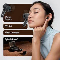 Zebronics Sound Bomb 7 Bluetooth TWS in Ear Earbuds with 60H Playtime, ENC Mic, Rapid Charge, Upto 50ms Gaming Mode, Flash Connect, Voice Assistant, Smooth Touch Control, BT v5.2, Type C (Blue)