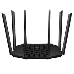 Tenda AC5 V3 AC1200 Wireless Dual Band WiFi Router, Speed Up to 867Mbps/5GHz + 300Mbps/2.4GHz, IPV6, Parental Control, Support Guest Network, 4*6dBi Externe Antennen (White)