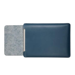 ENTHOPIA 13 to 14 Inches Folio Laptop Case Cover Vegan Leather Compatible for MacBook, Lenovo, Hp, Dell &Other Notebooks - Plain Cork